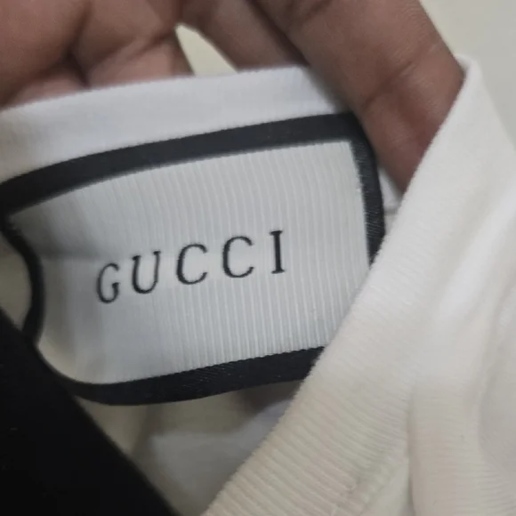 Gucci White Graphic Men's Tee - Picture 2 of 6